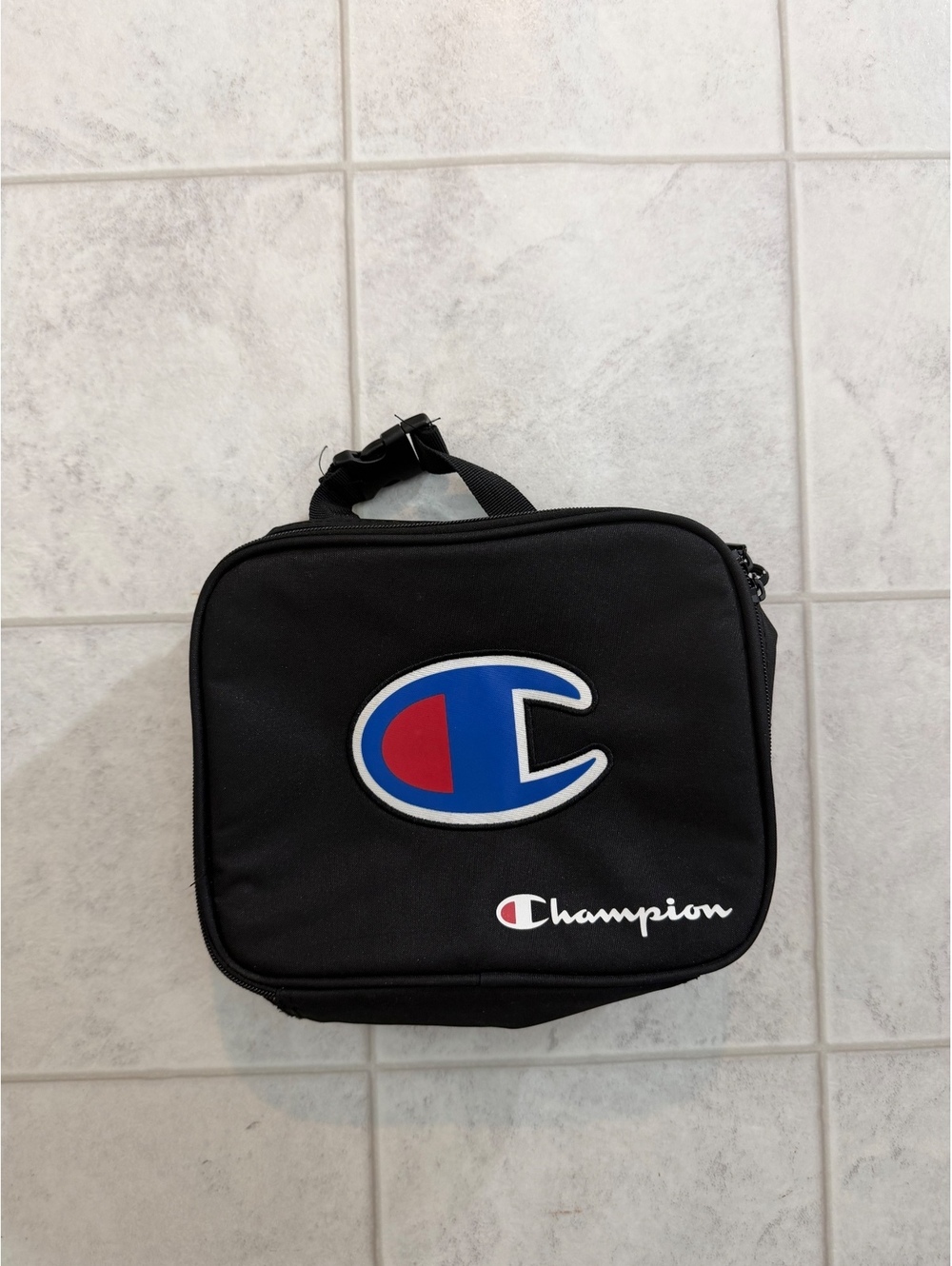 Champion black insulated lunch bag